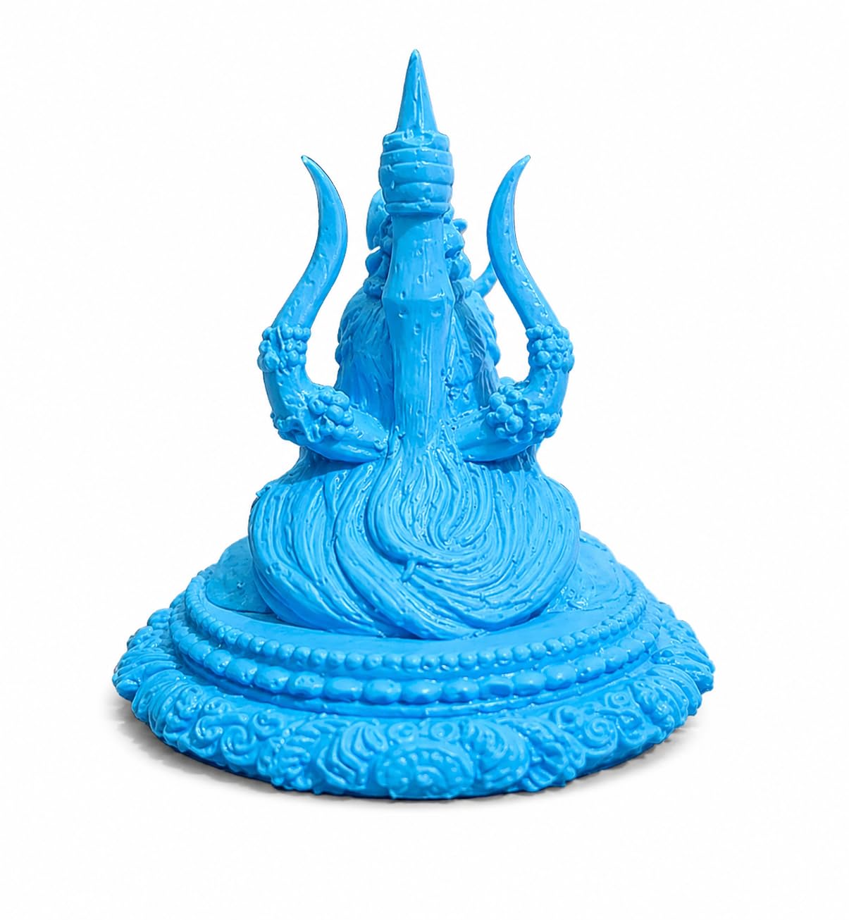 Premium Adiyogi Lord Shiva Murti - 3.5 Inch Height, UV Resin 3D